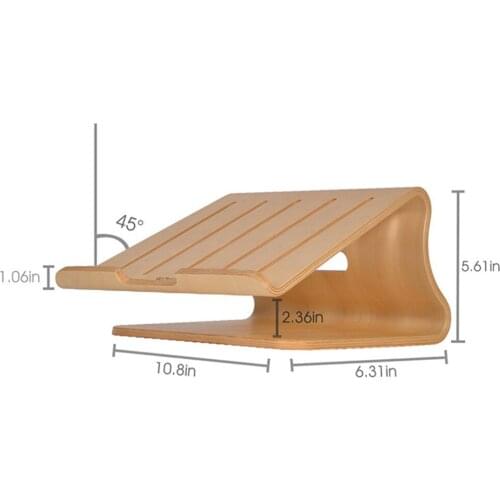 The Laptop Stand For Macbook Pro Notebook Computer Base Laptop Notebook Computer Wooden Notebook Cooling Support Laptop Holder