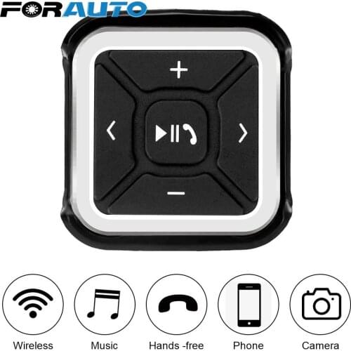 Steering Wheel Remote Control Smartphone Control Wireless Bluetooth for Android IOS Portable for Media MP3 Music Play