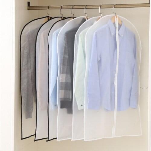 Clothes dust-proof cover household coat transparent waterproof suit cover clothing dust-proof cover hanging bag