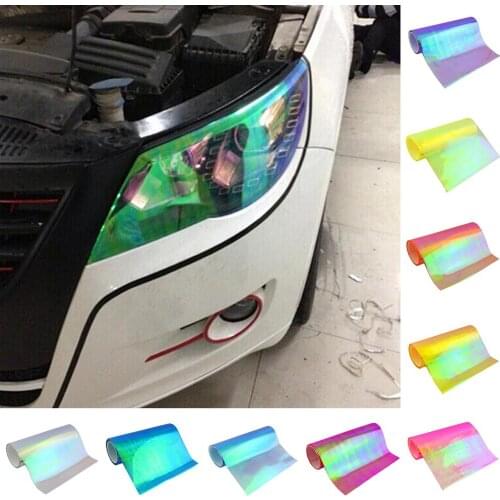 Stylish Car Vehicle Headlight Tail Lamp Fog Light Tint Film Sticker Decoration