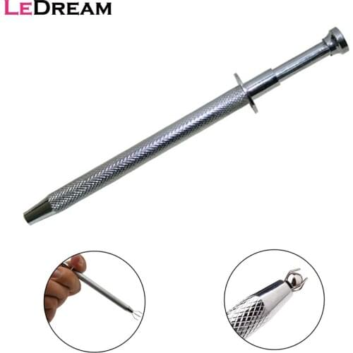 1PC Stainless Steel Sterile Catch Beads Fetch Balls Navel Forceps Clamp Plier Ear Nose Piercing Tools Tattoo Piercing Supply