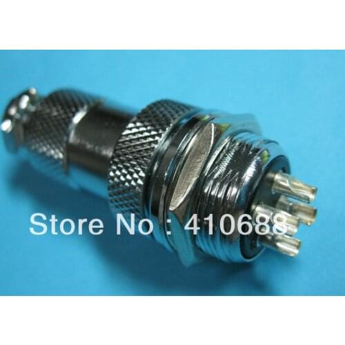 1 pcs XLR 20mm 4 Pin Audio Cable Chassis Mount Connector