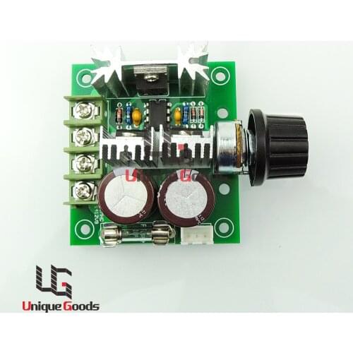 10pcs/lot Manufacture Supply 12V 24V 30V 40V 10A Pulse PWM DC Motor Speed Control Switch Pulse Width Modulation Controller