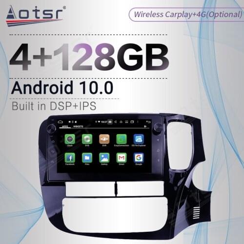 128GB For Mitsubishi Outlander 3 GF0W GG0W 2012-2018 Android Radio Tape Recorder Car Multimedia Player Stereo Head Unit GPS Navi