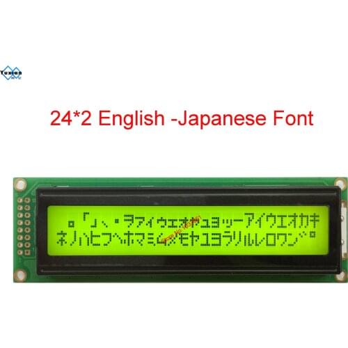 2402 24x2 lcd display character screen module LC2421 SPLC780D1
