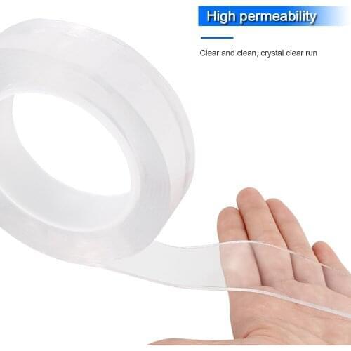 3M Reusable Transparent Double Sided Tape Can Washed Acrylic Fixing Tape Nano Tape No Trace Magic Car Sticker Auto Adhesive Tape
