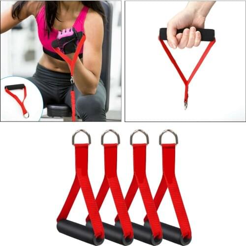 4PCS Resistance Bands Set Heavy Duty Exercise Pull Handles Yoga Fitness Exercise