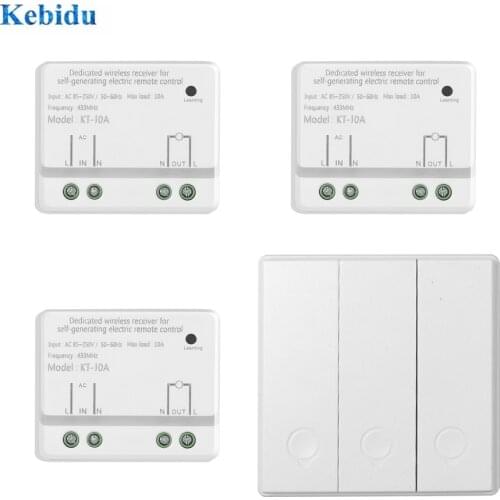 433mhz Home Light Lamp LED Remote Switch AC 85V -250V Wireless ON OFF Switches mini home appliance power on off rf Switch