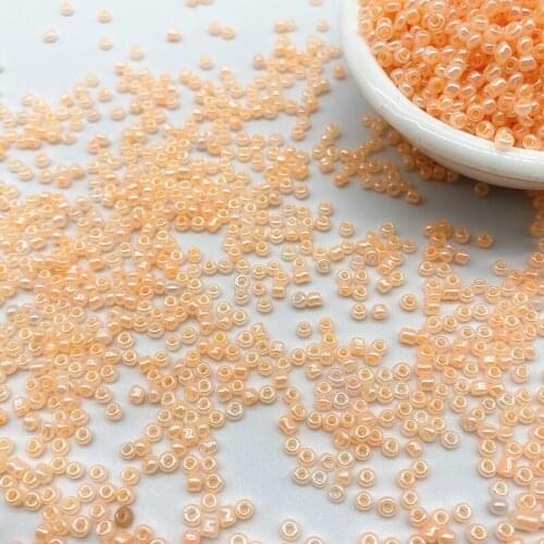 15g/lot 2--4mm Cream Beads Charm Czech Glass Seed Beads DIY Bracelet Necklace Beads for Jewelry Making #04