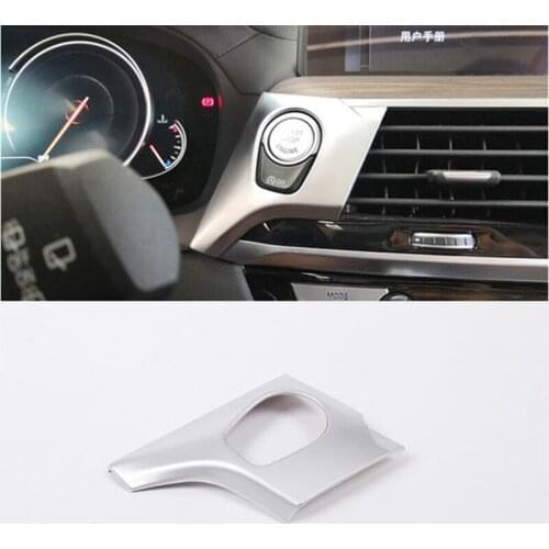 For BMW X3 G01 G08 2018 Car Styling Start Stop Engine Buttons Panel Cover Trim ABS A Key Start Button Decoration Decals