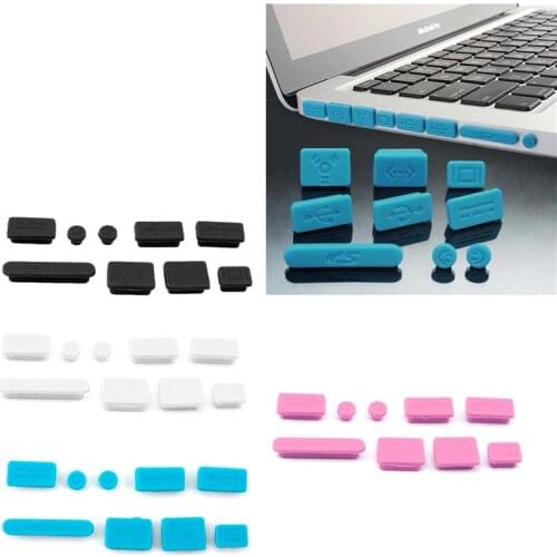 Soft Silicone Anti Dust Plug Cover Set Stopper Laptop Dust plug Laptop Dustproof Plug For Macbook Pro 13" 15" A1278 A1286