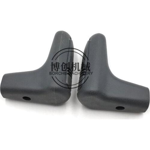 Free shipping for EC210B walking control lever handle rubber walking push rod rubber excavator accessories