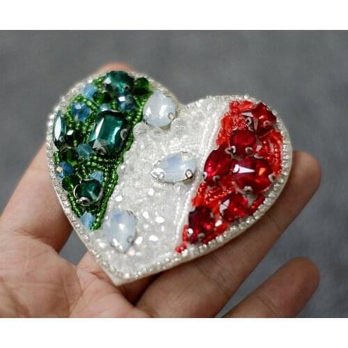 Glass decorative cloth stickers DIY coat badge clothing shoes hats bags hole patch