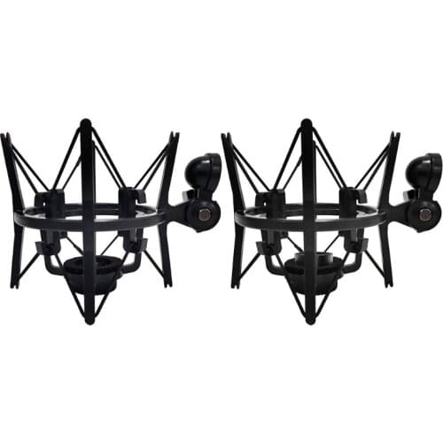 Universal Mic Microphone Shock Mount Adjustable Clip Holder Stand Recording Bracket Professional N7MC