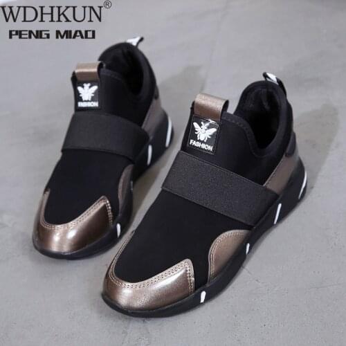 2020 New Autumn New Fashion Wild Ladies Flat Sneakers Comfortable Breathable Slip-on Womens Vulcanized Shoes