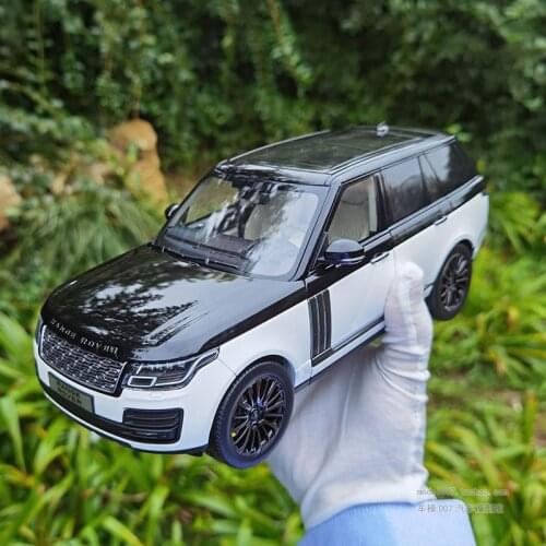 1/18 LCD 2020 For Land Rover Range Rover SUV White Diecast CAR MODEL TOYS Gift Collection Ornament Display
