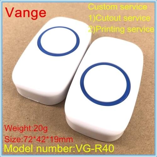1pcs/lot button project box housing 72*42*19mm white ABS plastic case enclosure for emergency