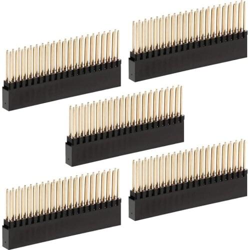 2X20 Pins Stacking Header for Raspberry Pi A+/Model B+/2/3/4 (Pack of 5)