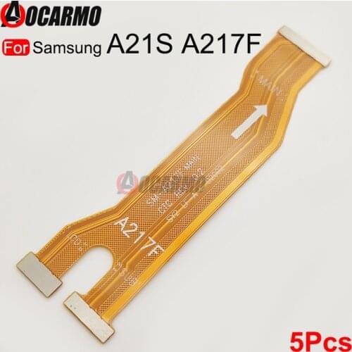 5Pcs/Lot Main Board Motherboard Connector Flex Cable For Samsung Galaxy A20E A21 A215 A21S A217F Replacement Parts