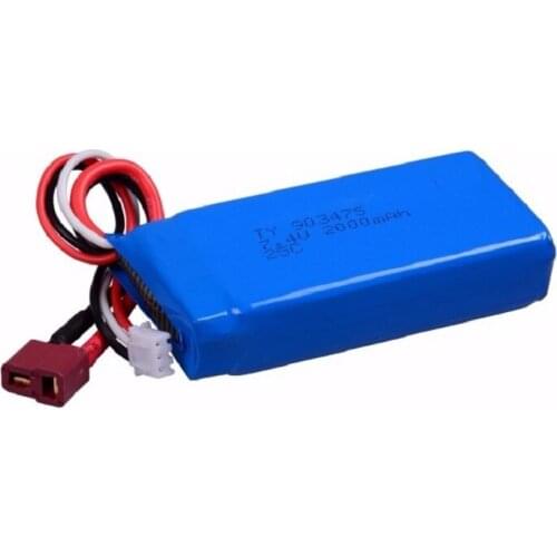 7.4V 2000mah Battery for WLtoys 12428 12423 L202 K959 RC Car Spare parts Upgrade accessories