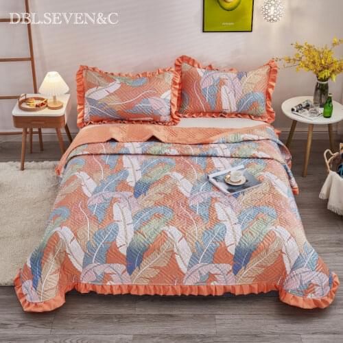 Antibacterial washed cotton Bedspread on the bed linen quilted Linens blanket Bedspreads for double bed covers bed Plaid Quilt