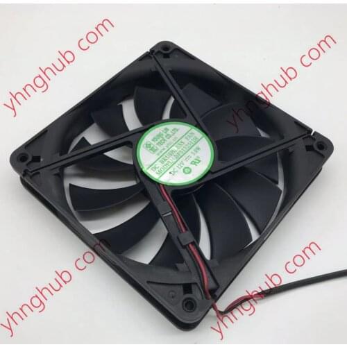 Young Lin DFB132512H Server Cooling Fan DC 12V 3.0W 135x135x25mm 2-wire