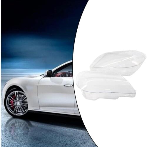 Headlight Lens Cover Headlamp Protective Shade Replacement Headlamp Lens Fit For BMW 7 E65 E66 2005-2008