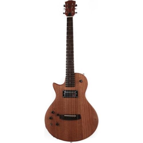 Lefty left hand Silent travel acoustic electric guitar portable built in effect free shipping