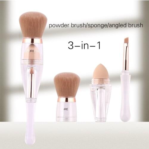 3In1& 4In1 Professional Makeup Brush Set Foundation Powder Blush Eyeshadow Concealer Eye Make Up Brushes Cosmetic Beauty Tools