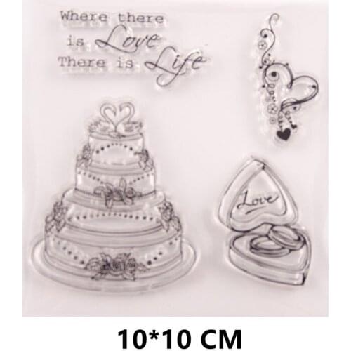 2021 New CakeClear Stamps DIY Scrapbooking Craft Supplies Rubber Silicon Seals Card Photo Album Hobby ink pad Stampin