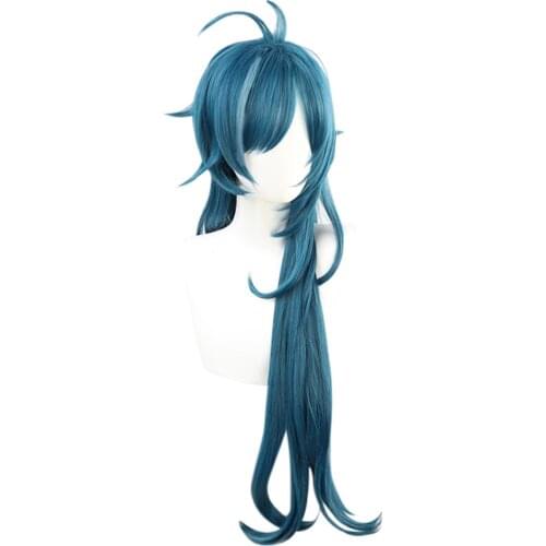 Genshin Impact Kaeya Alberch Cosplay Wig Heat Resistant Synthetic Hair Carnival Halloween Party Props
