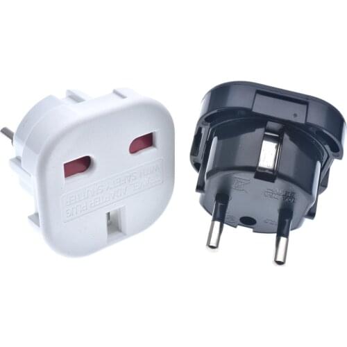 UK to EU Plug Converter 10A/16A 240V AC Power Adapter Charger Euro Travel Adapter EU Plug Adapter British Scoket Outlet