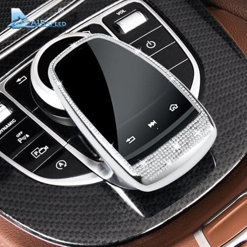 Airspeed for Mercedes Benz E Class W213 E200L E300L Central Control Mouse Diamond Cover Decoration Car Accessories Car Styling