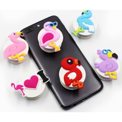 Mermaid Unicorn Dinosaur Flamingo Party Rubber Lazy Cell Phone Stand Decoration Party Adult Baby Shower Decorations Party Favors