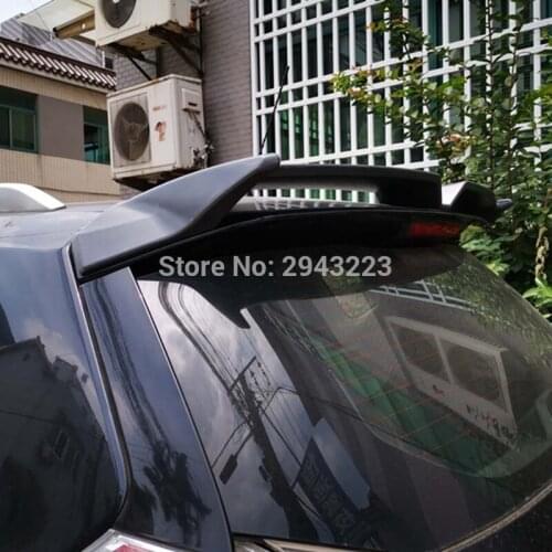 Car Styling ABS Plastic Unpainted Color Rear Roof Spoiler Trunk Boot Lip Wing For Nissan Rogue X-trail 2014-2019