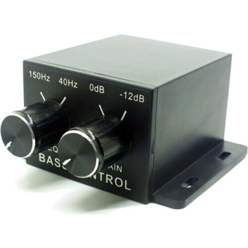 Universal Car Audio Regulator Auto Amplifier Video Device Amplifier Speaker Bass Controller Adjustable Audio Potentiometer