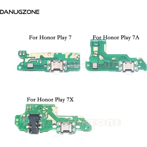 USB Charging Dock Port Socket Jack Plug Connector Charge Board Flex Cable For Huawei Honor Play 7 7A 7X