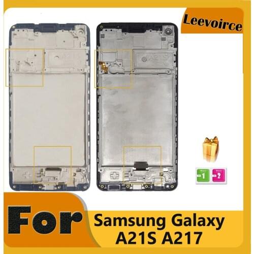 6.5" LCD Original For Samsung Galaxy A21S A217F A217 A217F/DS A217H LCD Display Touch Screen Digitizer For A21S With Frame