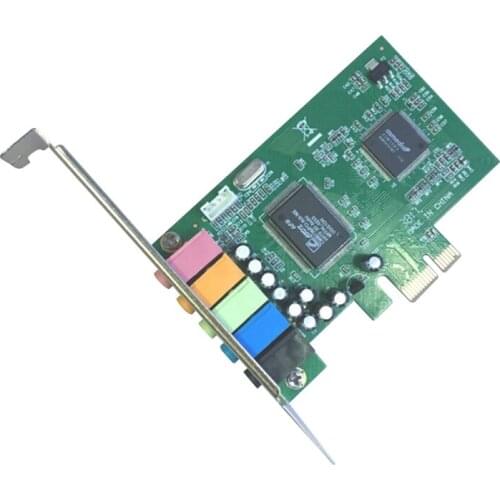 PCI-E CMI8738 5.1 Channel Stereo Sound Card PCI Sound Card Support Win XP/Win 7/Win 8/Win 10