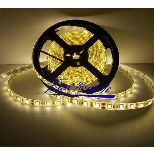5M Warm White 24V 5050 SMD 300LED Strip light flexible 60led/m waterproof IP65