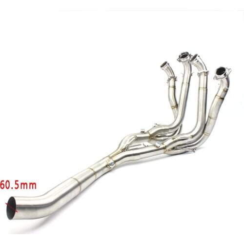 For BMW S1000RR 2010 2011 2012 2013 2014 2015 2016 2017 2018 S1000R 2015 2016 2017 2018 Full Muffler Systems Connect Link Tube