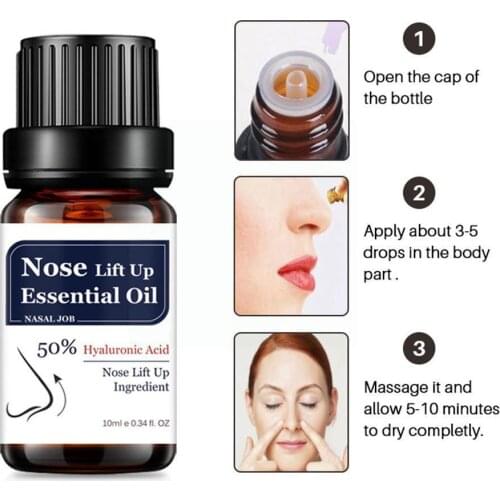 Effecttive Powerful Nosal Bone Remodeling Oil Beautiful Nose Product Lift Cream Essence Nose Up Beauty Magic Cream E6P0
