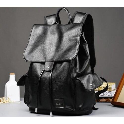 ETN BAG 081216 hot sale good quality man fashion leather backpack student school bag
