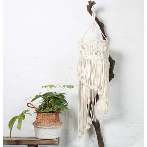 Boho Tapestry Hand-woven Lampshade Creative Homestay Home Bedroom Lampshade Chandelier Shade Wall Tapestry