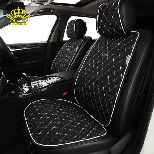 Flax Car Seat Cover Breathable Comfortable Car Seat Cushion Summer and Autumn Car Interior Linen Universal Size Car Cape Shawl