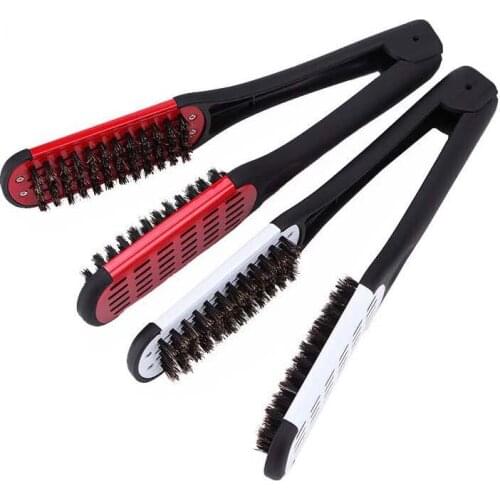 1 Pc Multifunctional Bristles Splint Comb Straight Curly Dual Use Combs Massage Hair Comb Hairdressing Brush Hair Accessories