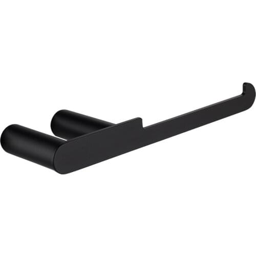 Stainless steel black tissue rack toilet roll paper rack hotel toilet paper rack wall hanging tissue box