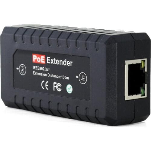 PoE Extender IEEE802.3af poe extender for ip port max extend 120m transmission extender for ip camera