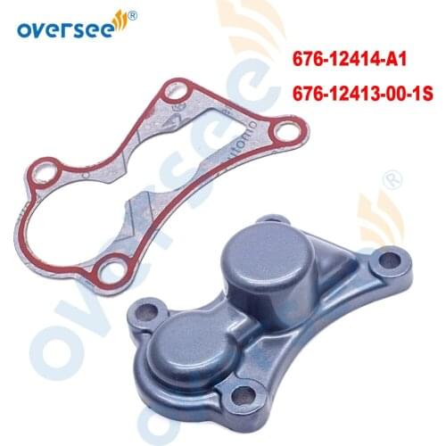676-12414-A1 Thermostat Gasket and 676-12413-00-1S Cover Thermostat Set For Yamaha 40HP Outboard Part Outboard Motor