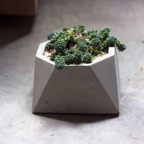 Concrete Planter Making Silicone Mold Craft Vase Making Tools DIY Cement Flower Pot Molds